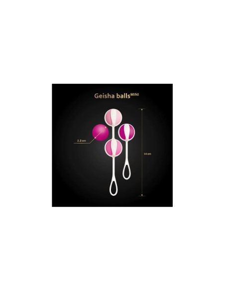 Kit de Poids Vaginaux Kegel Gvibe Geisha Mini Fuchsia