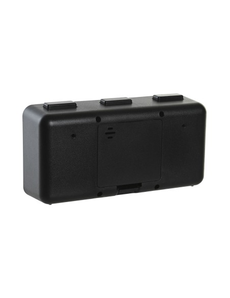 Réveil DKD Home Decor 17 x 5 x 9 cm Noir Blanc PVC (2 Unités)