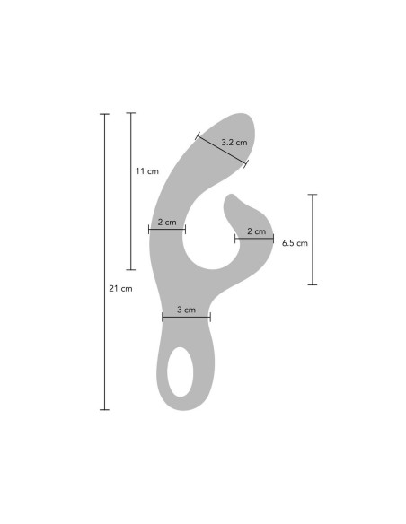 Vibration de Stimulation Double Toy Joy