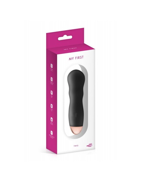 Vibromasseur My First Noir Silicone