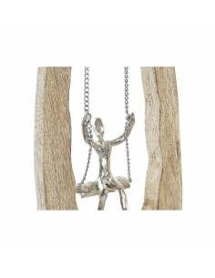 Figurine Décorative DKD Home Decor Marron Argenté Naturel 18 x 9 x 62 cm (2 Unités) 2