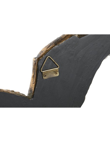 Figurine Décorative DKD Home Decor 35,5 x 26 x 2 cm Doré Oiseau