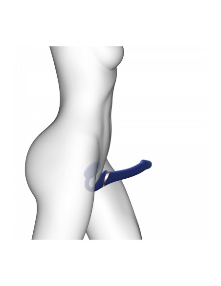 Vibromasseur Strap-on-me 6017418 Bleu XL