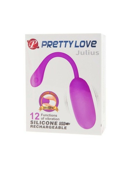 Œufs vibromasseur Pretty Love Julius Lila (Ø 3,3 cm)
