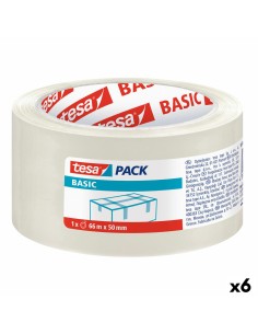 Ruban adhésif TESA Emballage Transparent 50 mm x 66 m (6 Unités)