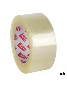 Ruban adhésif Apli Transparent 48 mm x 132 m (6 Unités)
