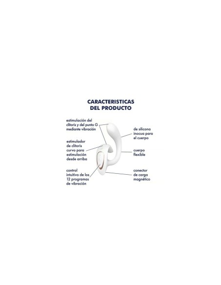Vibrateur G-Spot Satisfyer Blanc