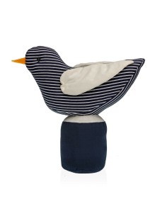 Support de porte Versa Oiseau 31 x 10 x 34 cm Textile