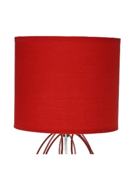 Lampe de bureau Versa Mila Rouge 20 x 36 cm Métal