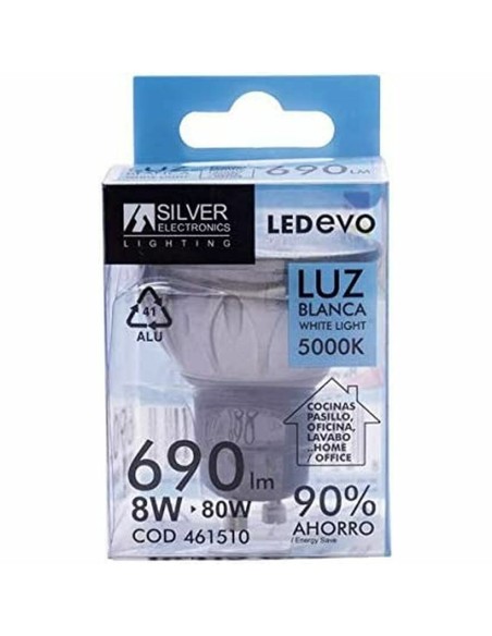 Lampe LED Silver Electronics Dicroica LED EVO 8W GU10 5000K 8 W 5000K