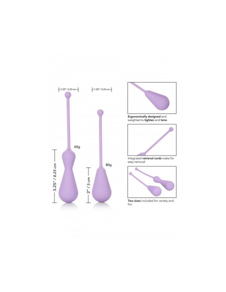 Boules d'Orgasme California Exotic Novelties Lila