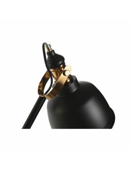Lampe de bureau DKD Home Decor 41 x 18 x 59 cm Noir Doré Métal 220 V 50 W