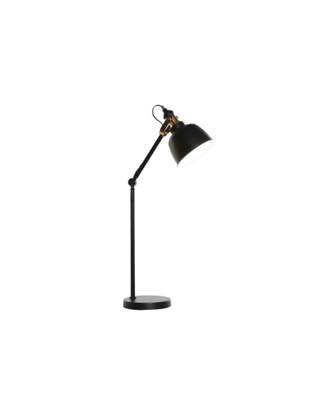 Lampe de bureau DKD Home Decor 41 x 18 x 59 cm Noir Doré Métal 220 V 50 W