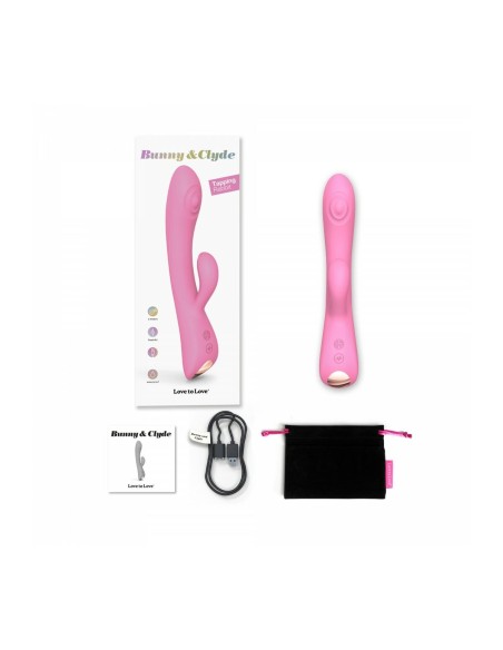 Vibration de Stimulation Double Love to Love Rose