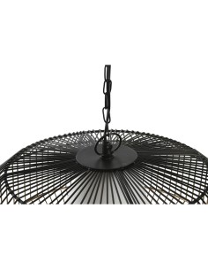 Suspension DKD Home Decor 42 x 42 x 23 cm Noir Doré Fer 50 W 2