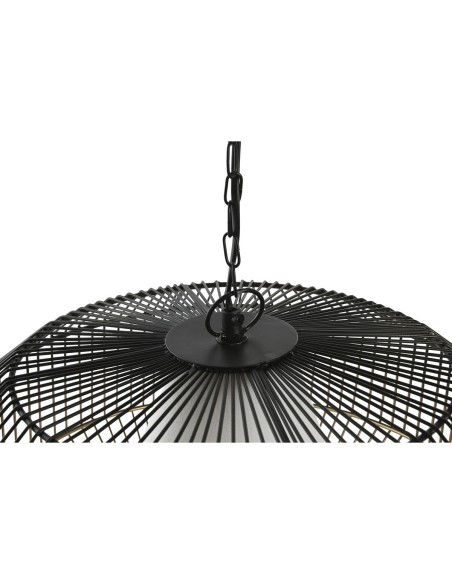 Suspension DKD Home Decor 42 x 42 x 23 cm Noir Doré Fer 50 W
