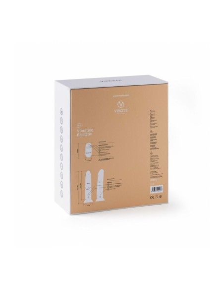 Vibromasseur réaliste Virgite 16,5 cm