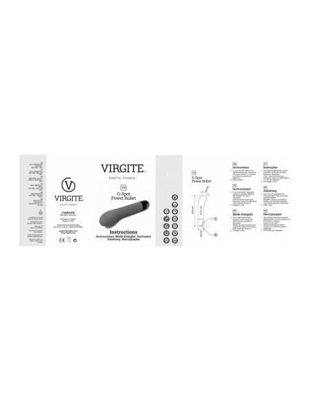 Vibrateur Point G Virgite Bleu