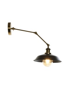 Applique DKD Home Decor Noir Doré Métal 50 W Vintage 220 V 26 x 53 x 23 cm