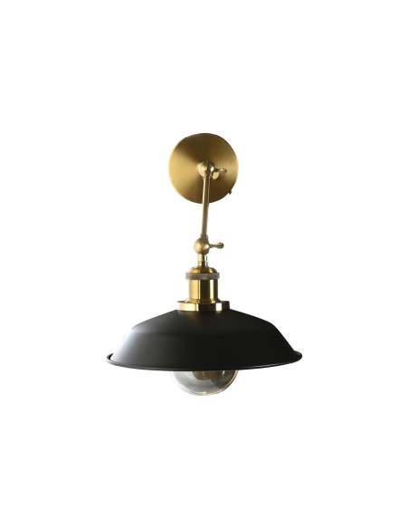 Applique DKD Home Decor Noir Doré Métal 50 W Vintage 220 V 26 x 53 x 23 cm