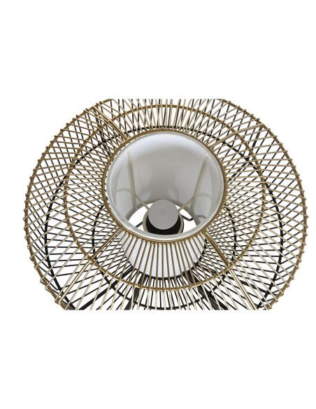 Lampadaire DKD Home Decor Noir Doré Fer 50 W 220 V 39 x 39 x 103 cm