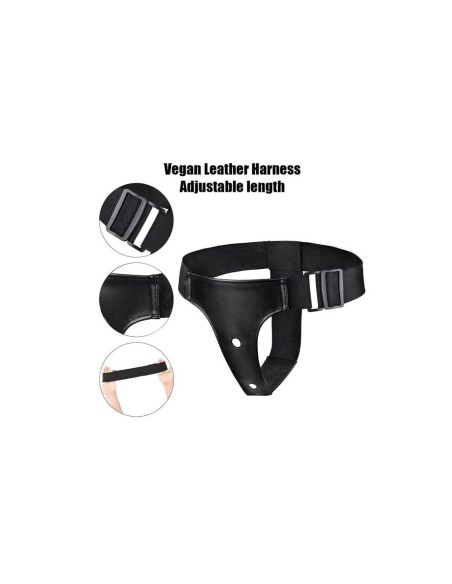 Gode ceinture VSCNOVELTY Noir 19 cm