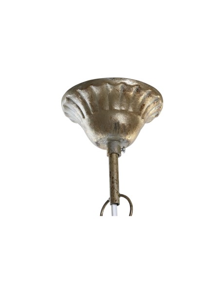 Suspension DKD Home Decor 37 x 37 x 38 cm Doré Métal Multicouleur 50 W