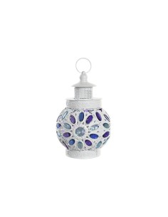 Lampe de bureau DKD Home Decor Métal Blanc Multicouleur 220 V 50 W 19 x 19 x 33 cm