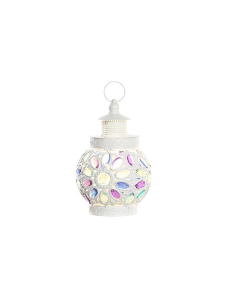 Lampe de bureau DKD Home Decor Métal Blanc Multicouleur 220 V 50 W 19 x 19 x 33 cm