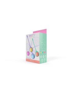 Kit de Poids Vaginaux Kegel Party Color Toys Silicone 3 Pièces 2
