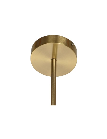 Suspension DKD Home Decor 64 x 64 x 64 cm Verre Doré Métal Blanc 50 W