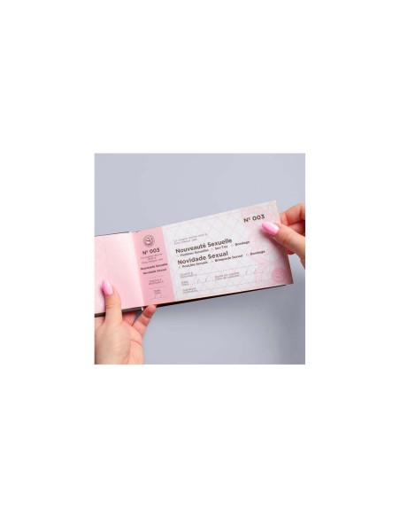 Carnet de chèques pour couples Secret Play