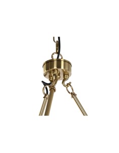 Suspension DKD Home Decor 66 x 66 x 60 cm Verre Doré Métal 40 W 2