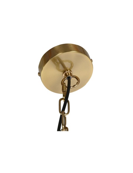 Suspension DKD Home Decor 66 x 66 x 60 cm Verre Doré Métal 40 W