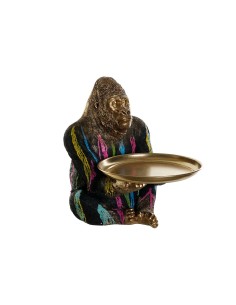 Figurine Décorative DKD Home Decor 38 x 46 x 50,5 cm Multicouleur Gorille