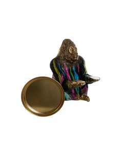 Figurine Décorative DKD Home Decor 38 x 46 x 50,5 cm Multicouleur Gorille 2