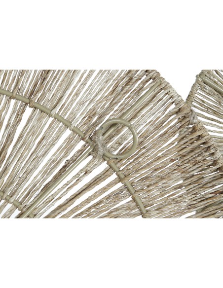 Décoration murale DKD Home Decor Marron Naturel Tropical 115 x 1 x 45 cm