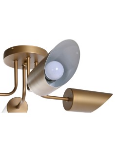 Suspension DKD Home Decor Doré Métal 50 W 70 x 70 x 20 cm 2