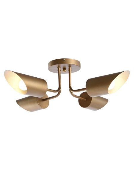 Suspension DKD Home Decor Doré Métal 50 W 70 x 70 x 20 cm