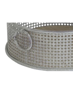 Set de basket DKD Home Decor 43 x 42 x 17 cm Métal Aluminium Vintage 2