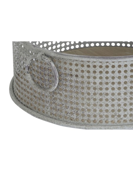 Set de basket DKD Home Decor 43 x 42 x 17 cm Métal Aluminium Vintage