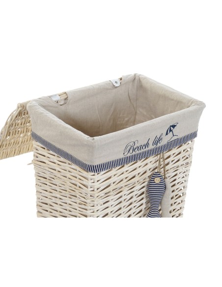 Set de basket DKD Home Decor 47 x 35 x 56 cm Polyester Spirales (5 Unités)