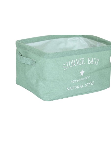 Set de basket DKD Home Decor 39 x 27 x 24 cm Toile Moderne (3 Unités)