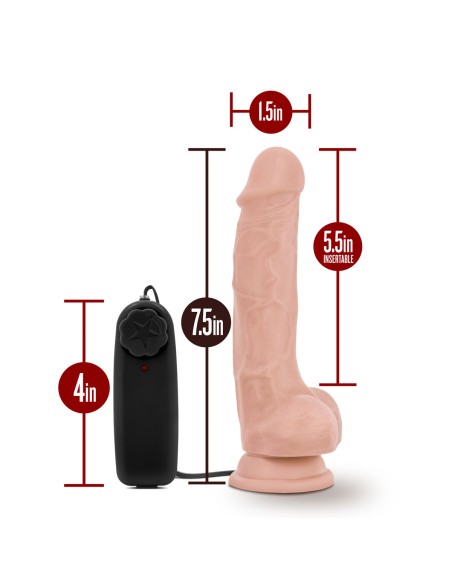 Gode réaliste Blush Dr Skin PVC ABS Ø 3,8 cm (13,9 cm) (19 cm)