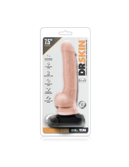 Gode réaliste Blush Dr Skin PVC ABS Ø 3,8 cm (13,9 cm) (19 cm)