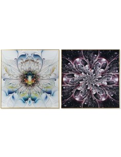 Cadre DKD Home Decor 80 x 3 x 80 cm (2 Unités)