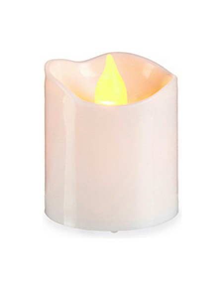 Ensemble de Bougies 3,7 x 3,7 x 5 cm Blanc (12 Unités)