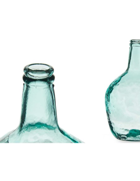 Bouteille Carafe Transparent 8 L 22 x 37,5 x 22 cm Décoration (2 Unités)