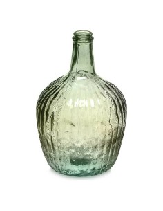 Bouteille 2255/04R-G Vert Rayures 4 L 17 x 29 x 17 cm Décoration (4 Unités) 2