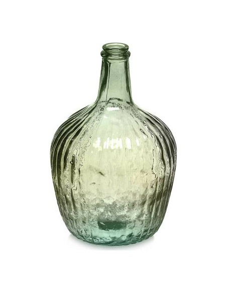 Bouteille 2255/04R-G Vert Rayures 4 L 17 x 29 x 17 cm Décoration (4 Unités)